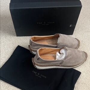 Rag & Bone Tan Suede Espadrilles
